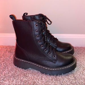 Black Combat Boots
